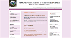 Desktop Screenshot of iscg-cameroun.com